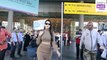 Nora Fatehi Returns To Mumbai, Spotted At Airport