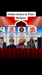 Indian Bollywood actors and their religion.