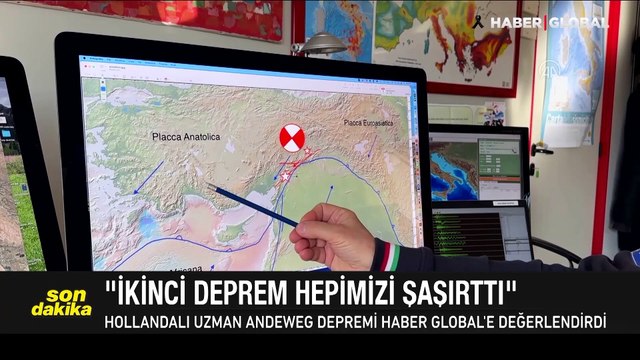 Hollandalı deprem uzmanı depremi Haber Global'de değerlendirdi: 'Levhayı 3 metre kaydırdı, daha önce böylesini görmedik'