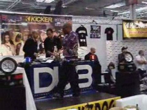 Lord Kossity au stand Kicker du Paris Tuning Show 2008