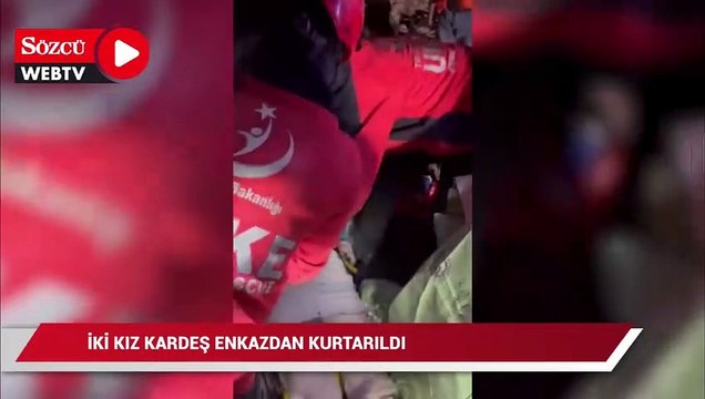Kahramanmaraş'ta depremin 99 ve 101’inci saatlerde enkazdan çıkarılan iki kız kardeş müzik dinlemek istedi