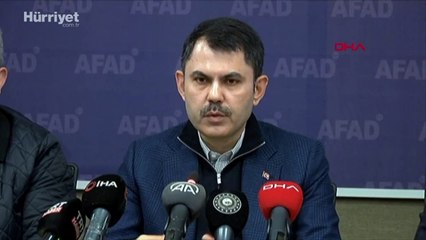 Bakan Kurum, Gaziantep'te depreme ilişkin son gelişmeleri aktardı