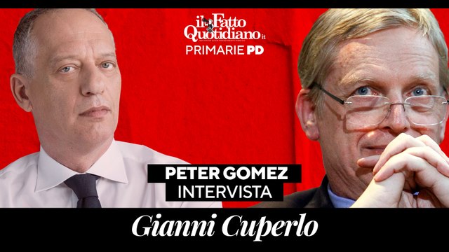 Primarie Pd, Peter Gomez intervista Gianni Cuperlo. C'è vita nel futuro del partito?