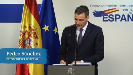 Pedro Sánchez: "Vamos a estudiar las cuestiones planteadas por Zelenski"