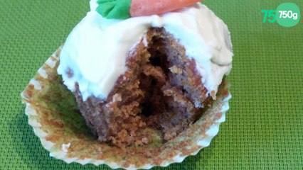 Carrot-cake cupcake