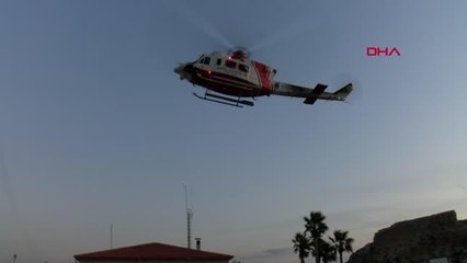 HATAY'DAKİ DEPREMDE YARALANAN BAZI VATANDAŞLAR, HELİKOPTERLERLE ADANA'YA GETİRİLDİ