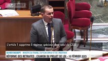 Le ministre du Travail Olivier Dussopt s'emporte contre un député La France insoumise à l'Assemblée nationale après l'image d'un ballon à son effigie: 