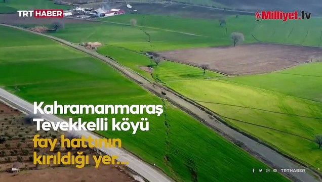Kahramanmaraş’taki fay kırığı görüntülendi! Kilometrelerce uzunlukta