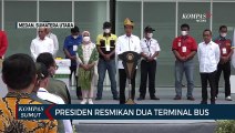 Presiden Joko Widodo Resmikan Terminal Amplas Medan