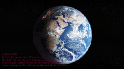 61 GAŞİYE SURESİ TÜRKÇE MEALİ