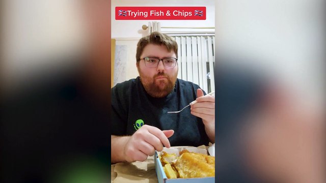 American tourist tries Greggs sausage roll for the first time and his reaction is priceless