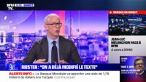 Échanges tendus entre Aurélie Casse et Franck Riester sur BFMTV