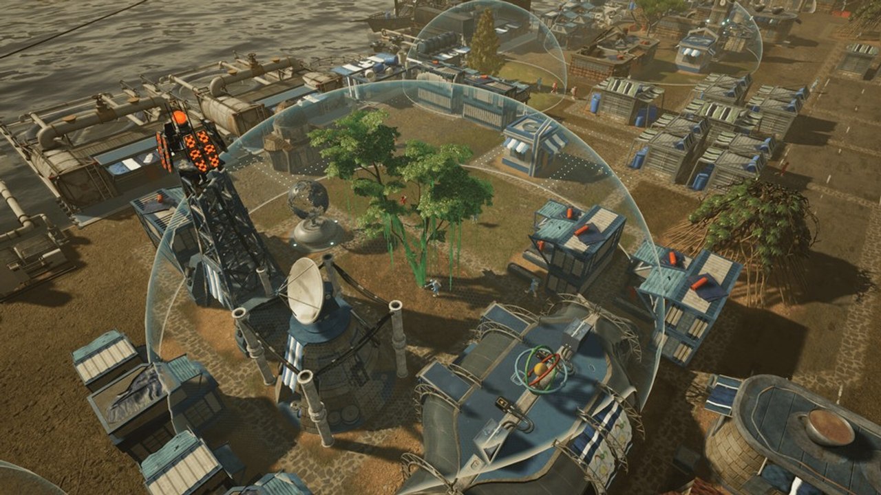 Im Aufbauspiel Oxygen müsst ihr eure Bevölkerung vor tödlichen Winden und Dürren schützen