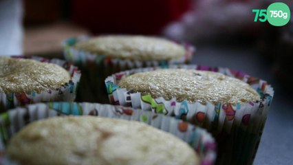 Muffin à la banane du petit déjeuner