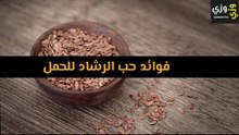 أهم فوائد حب الرشاد للحمل