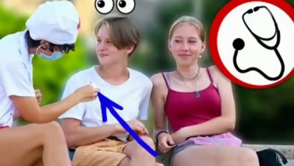 When a doctor checks your health on the street