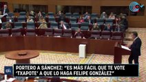 Portero a Sánchez: 