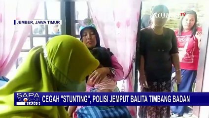 Datangi Rumah Warga Satu per Satu, Polisi Jemput Para Balita untuk Periksa Kesehatan di Posyandu!