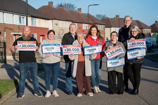 Sheffield Headlines 10 February: Celebrations in Sheffield as neighbours on Knutton Crescent share Postcode Lottery win