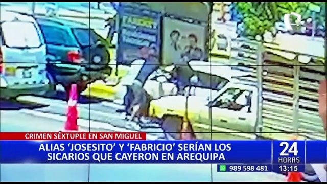 Los niños estaban vivos, él los ha matado : el primer testimonio de los sicarios de San Miguel capturados en Arequipa
