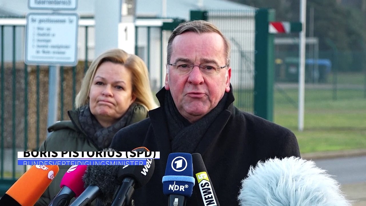 Faeser und Pistorius loben schnelle Erdbebenhilfe für die Türkei