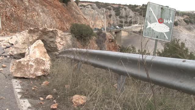 Pazarcık Kartalkaya Barajı'nda dehşet veren görüntüler