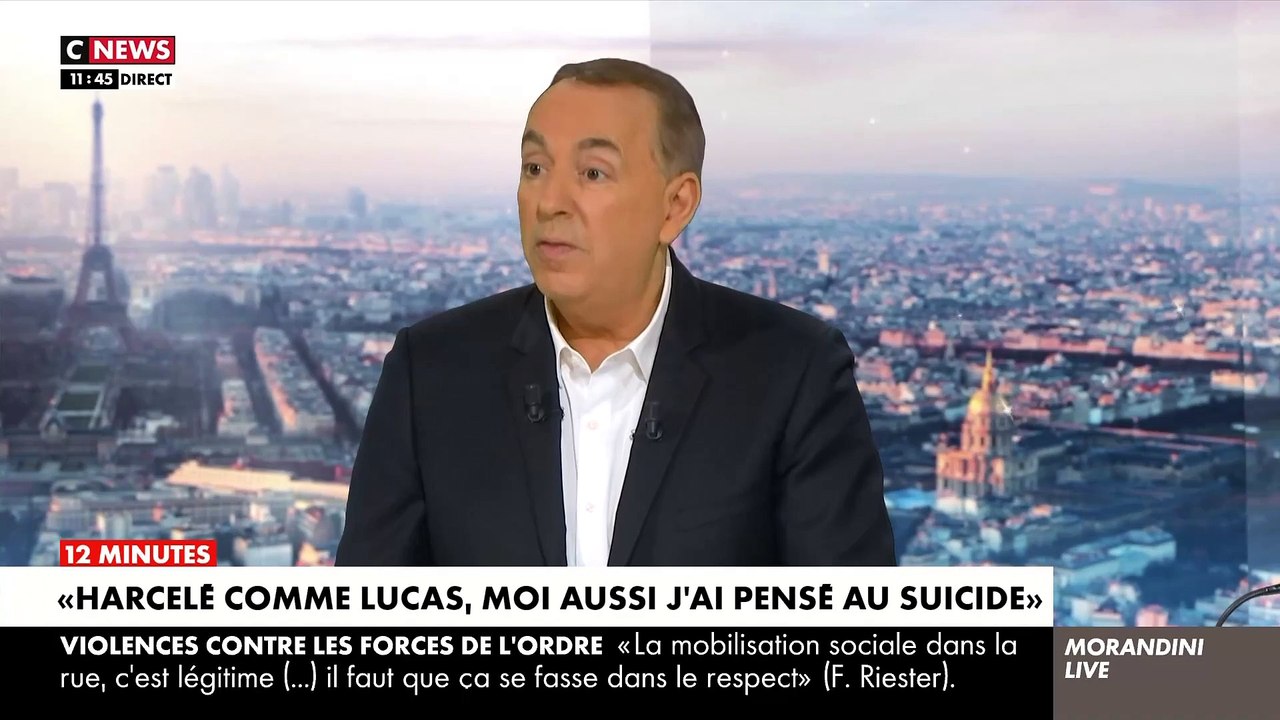 Le témoignage bouleversant dans "Morandini Live...
