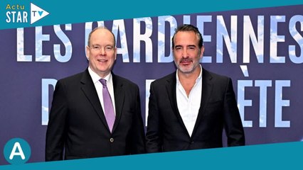 Jean Dujardin et son frère Marc : ressemblance frappante devant Albert de Monaco, Charlotte Casiragh