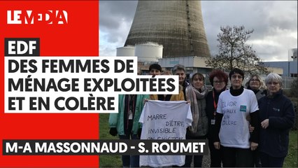 EDF : DES FEMMES DE MÉNAGE EXPLOITÉES ET EN COLÈRE