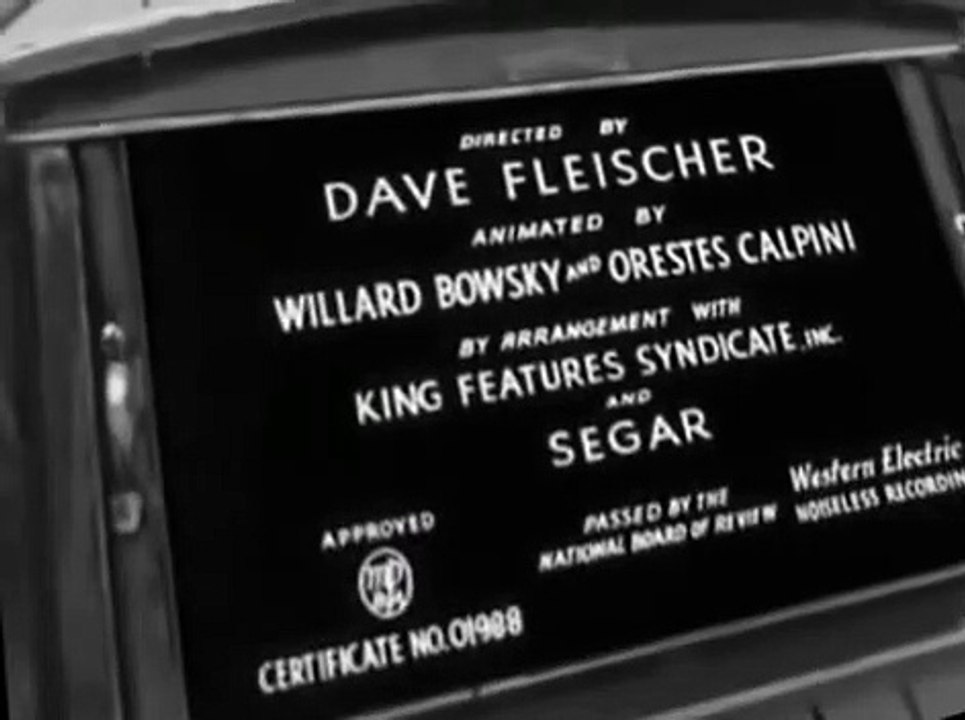 Popeye (1933) E067 A Date To Skate