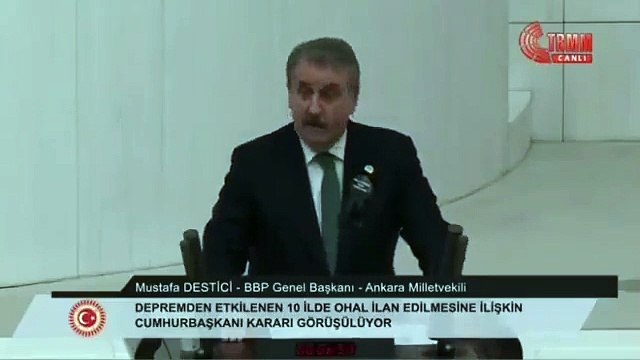 TBMM’de taziye dilekleri ileten BBP lideri Destici, 4 ay önce “imar affı” teklifi vermiş!