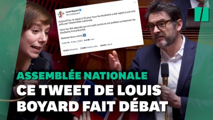 "C'est souvent dangereux les listes" : ce tweet de Louis Boyard s'invite dans le débat des retraites