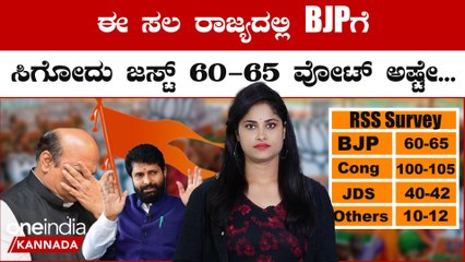 ಈ ಸಲ ಬಿಜೆಪಿಗೆ ಹೀನಾಯ ಸೋಲಿನ ಆತಂಕ! ಇದು RSS,BJP ಸಮೀಕ್ಷೆ ಕೊಟ್ಟಿರೋ ಟೆನ್ಶನ್ | Oneindia Kannada