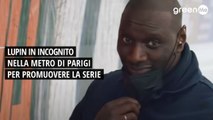 Lupin in incognito nella metro di Parigi per promuovere la serie