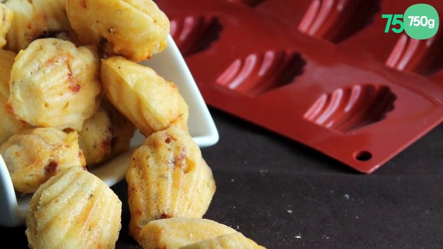 Madeleines salées avec féta et tomates confites