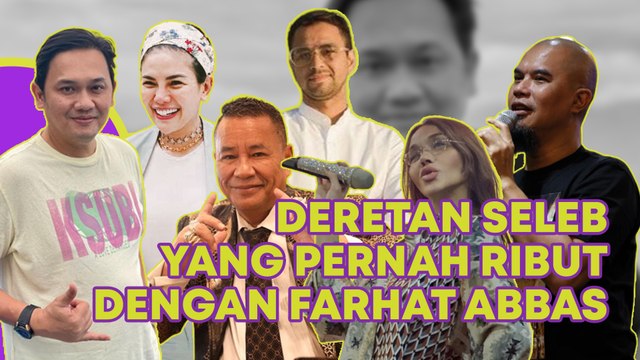 Bunda Corla Kena Sikat, Deretan Seleb Ini Pernah Ribut dengan Farhat Abbas