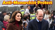 Prince William & Kate Middleton Face Anti-Monarchist Protest In Cornwall