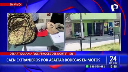 Download Video: SJL: Capturan a extranjeros que integraban peligrosa banda de asaltantes en moto