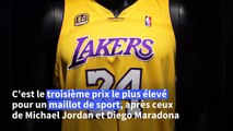 Un maillot de Kobe Bryant vendu aux enchères 5,8 millions de dollars