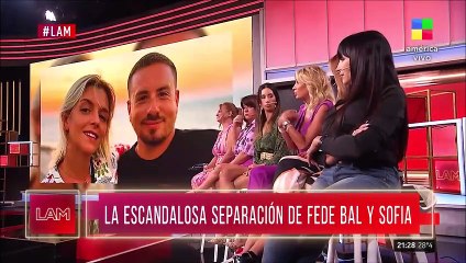 Sofía Aldrey dejó a Fede Bal por infidelidades reiteradas