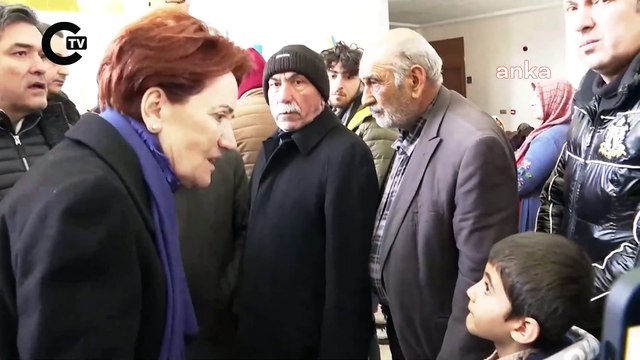 Meral Akşener depremzedeleri ziyaret etti: Birimiz hepimiz, hepimiz birimiz için