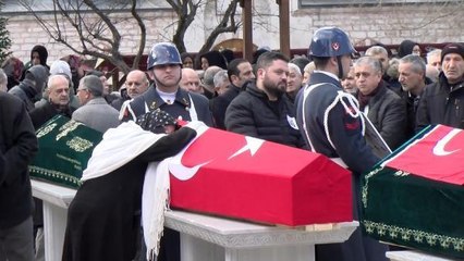 DEPREMDE ÖLEN UZMAN ÇAVUŞ VE 7 YAŞINDAKİ OĞLU İSTANBUL'DA SON YOLCULUĞUNA UĞURLANDI