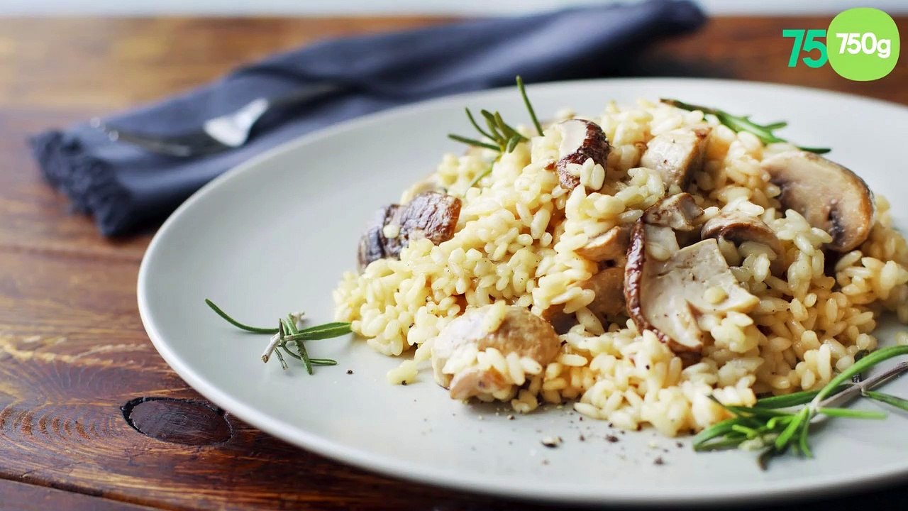 Risotto aux cèpes et champignons de Paris