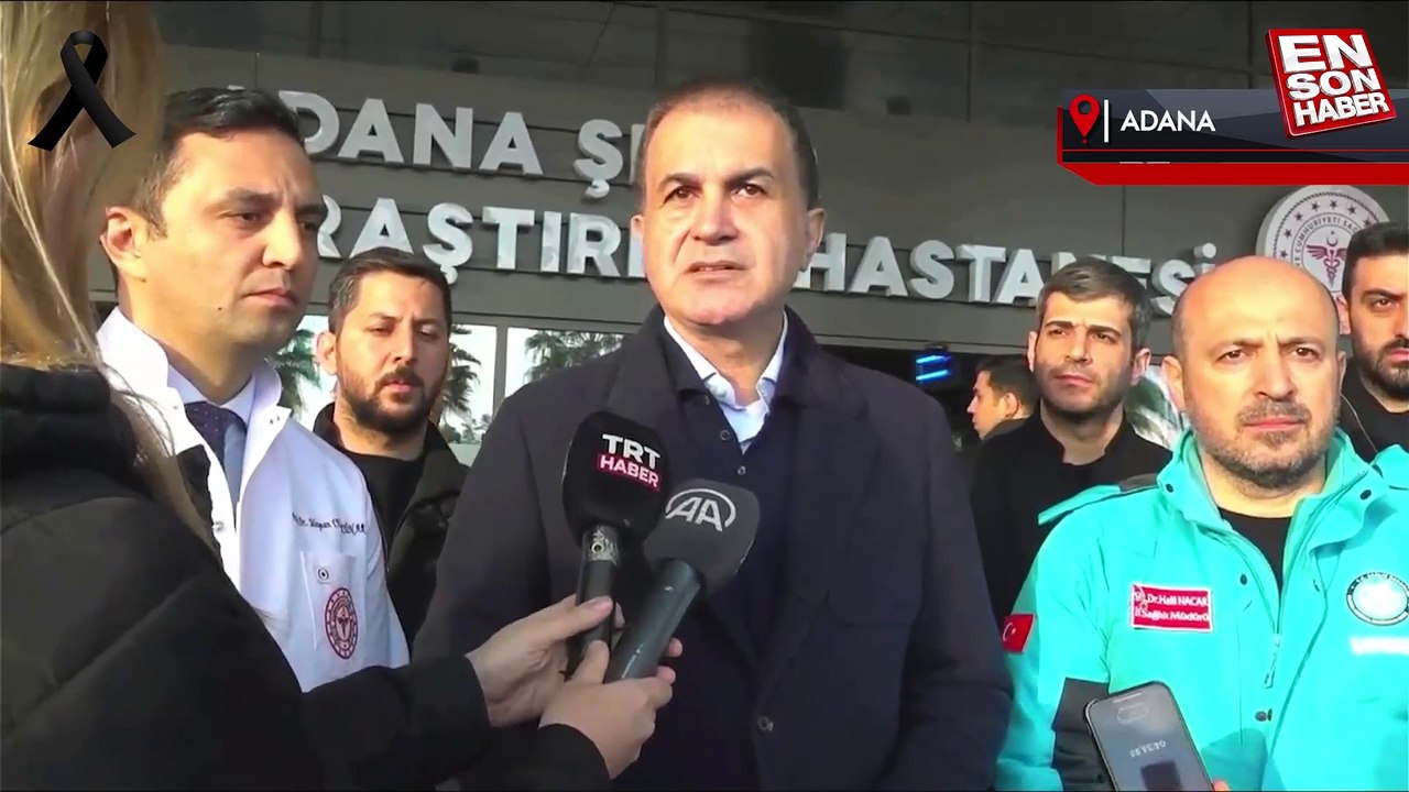 Ömer Çelik, konuşurken ağladı