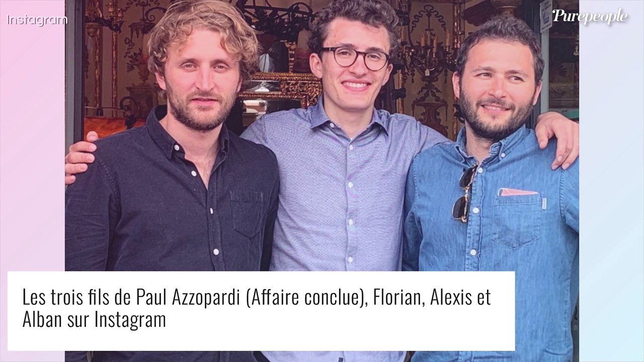 Paul Azzopardi (Affaire conclue) papa de trois grands garçons : des beaux gosses aux vies bien différentes