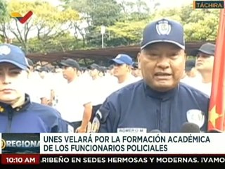 UNES velará por la formación de más de 300 aspirantes a ingresar a la PNB en el estado Táchira