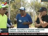 Miembros de la comisión ‘’Volvamos a Ayacucho‘’ inspeccionó el Parque El Dorado en el edo. Yaracuy