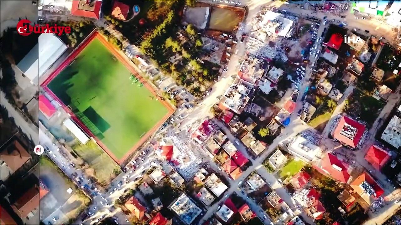 AKSUNGUR İHA Kahramanmaraş Depremindeki Yıkımı Gözler Önüne Serdi! İşte Öncesi ve Sonrası!