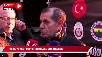 Üç büyükler depremzedeler için birleşti