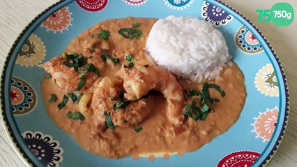 Gambas sauce makhani au thermomix